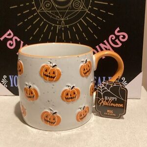 NWT Large Pumpkin Halloween Coffee Mug 🎃